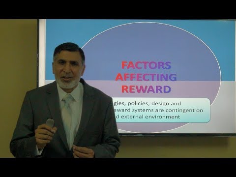 Reward Management L4 (Factors affecting reward) Dec 2018 Saber Hussain